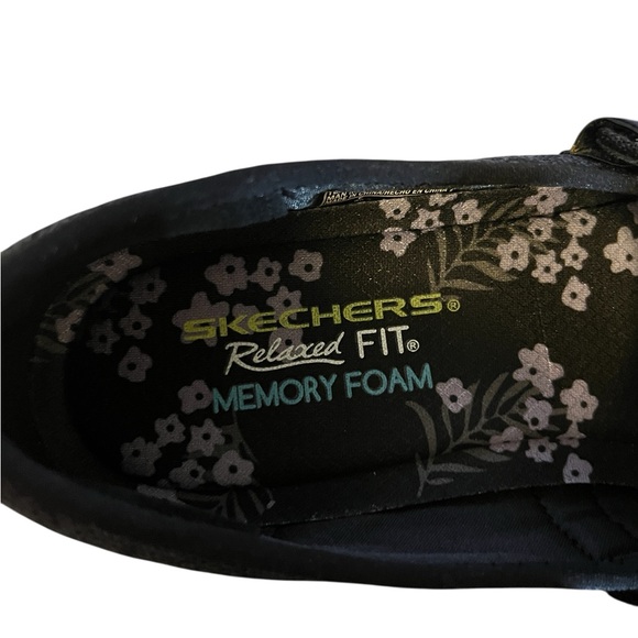 Skechers Women's Charcoal and Black Mary Jane Flats - Picture 5 of 6